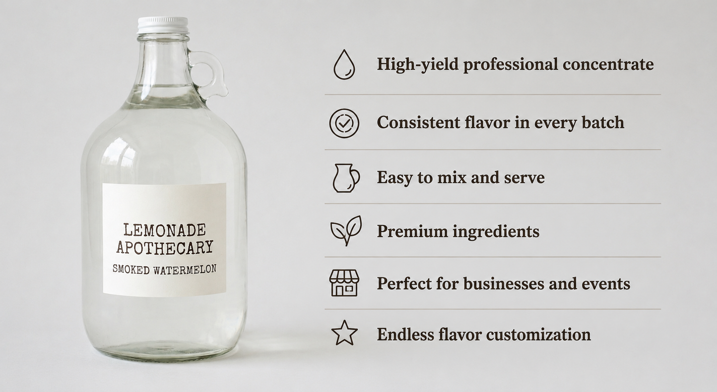 Smoked Watermelon lemonade concentrate