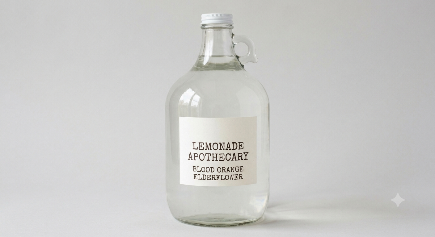 Blood Orange Elderflower lemonade concentrate