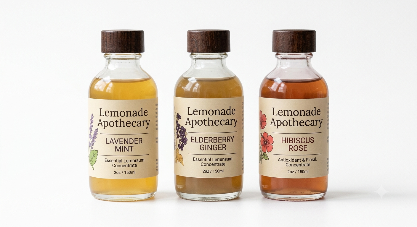 Trio Flight Lemonade Concentrates