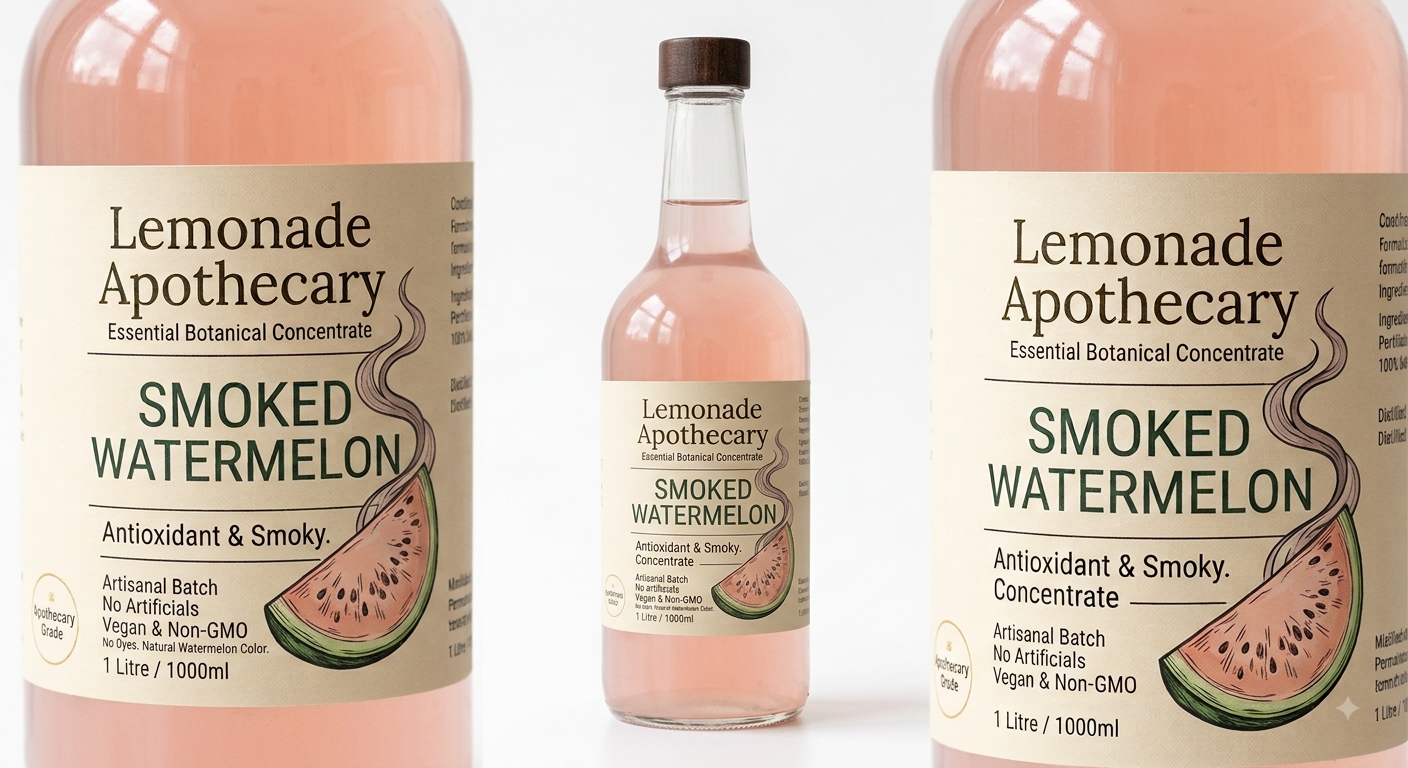 Smoked Watermelon Lemonade Concentrate