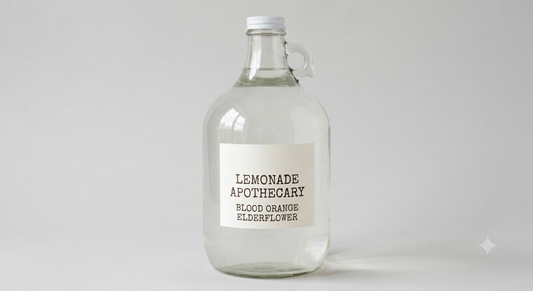 Blood Orange Elderflower lemonade concentrate